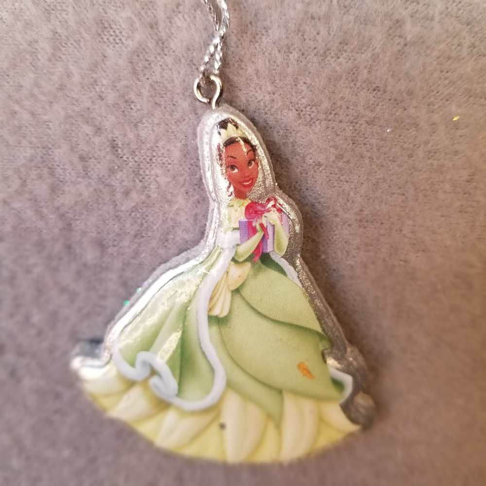 Set of 4 Disney Princess Christmas Ornaments Snow White Rapunzel Belle Tiana - Picture 4 of 10